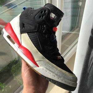 2010 Air Jordan Spizike Black/Blue/White-Infrared